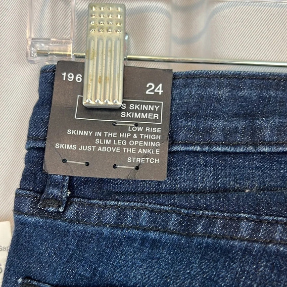 NWT Gap 1969 Dark Wash Always Skinny Size 24 Zipper Ankle Jean - Picture 7 of 12
